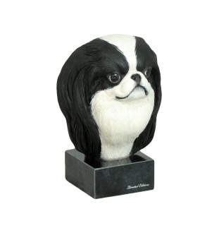 Chin japoński ręcznie pomalowana statuetka Art-Dog